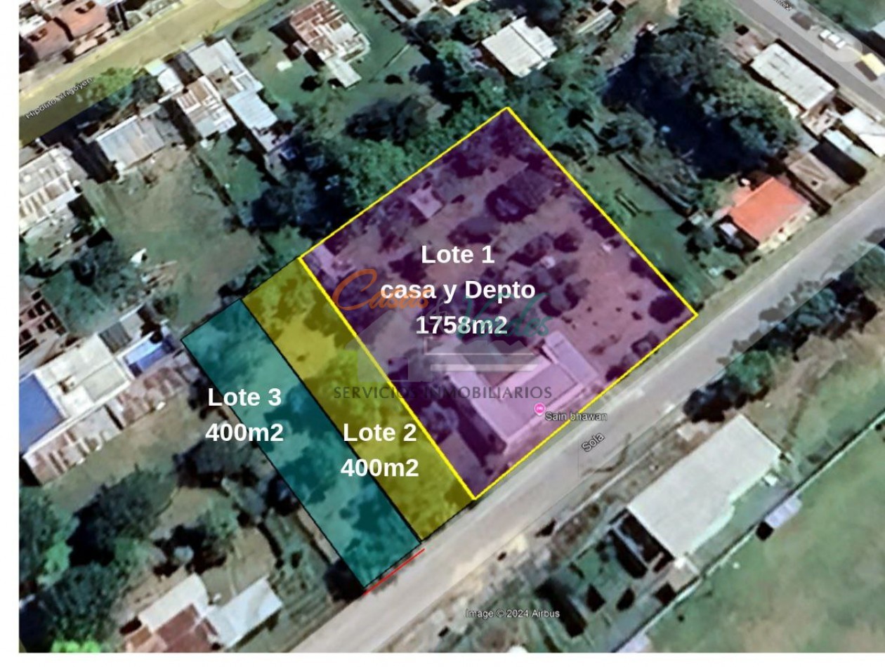 VENTA lote nro, 2 ,terreno con TODOS los servicios, muy buena ubicacion