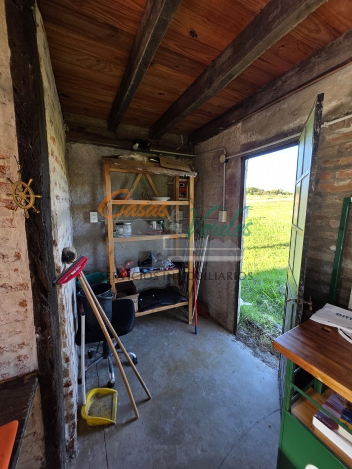 Casa en Venta Los Algarrobos, 1 dorm, 1 baño, pileta, amplio parque, seguridad, naturaleza