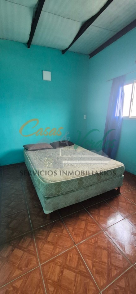 VENTA , casa economica, 1 dorm, terreno, servicios, perfecto de papeles