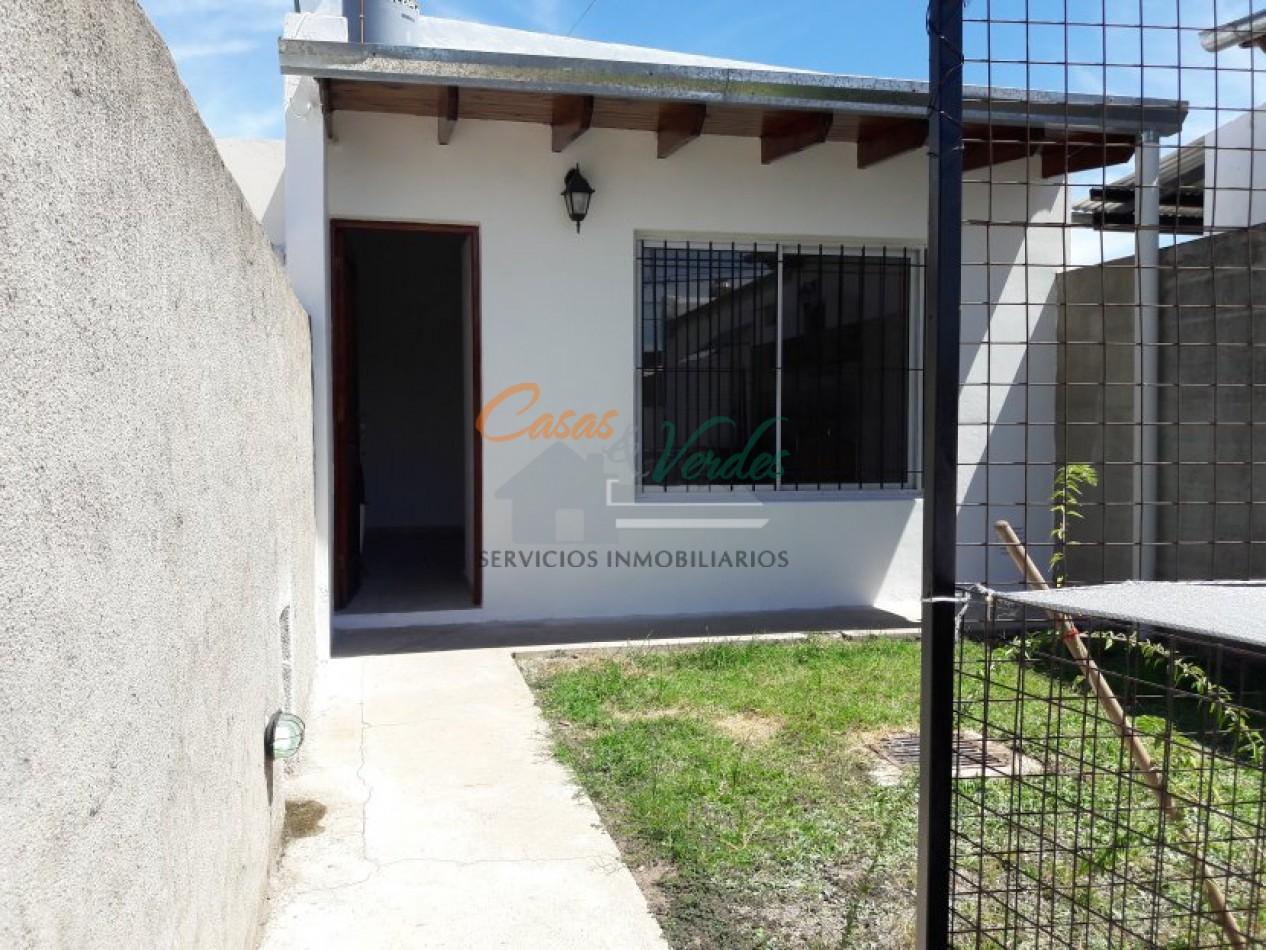 ALQUILER, hermosa casita de 1 dorm con patio y gas natural
