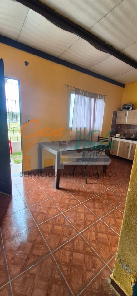 VENTA , casa economica, 1 dorm, terreno, servicios, perfecto de papeles