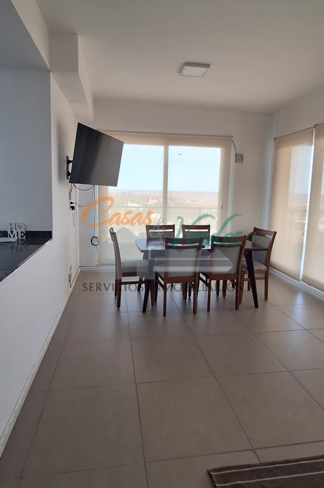 TANGO, depto 10mo. Piso tipo C , esquina vista plena al Rio