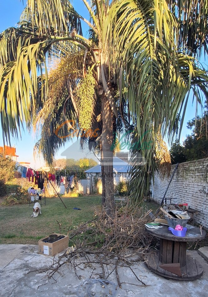 Casa centrica, antigua, en muy buen estado, con patio y cochera, gas natural